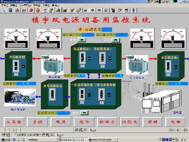 楼宇供配电监控系统实验实训装置软件